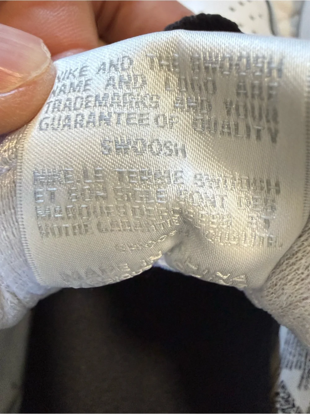 NWOT Nike Jordan 1’s in White, Gray & Black